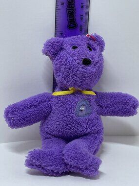 Ty Teenie Beanie Babies Happy Meal Grimace The Bear McDonald 25th Anniversary